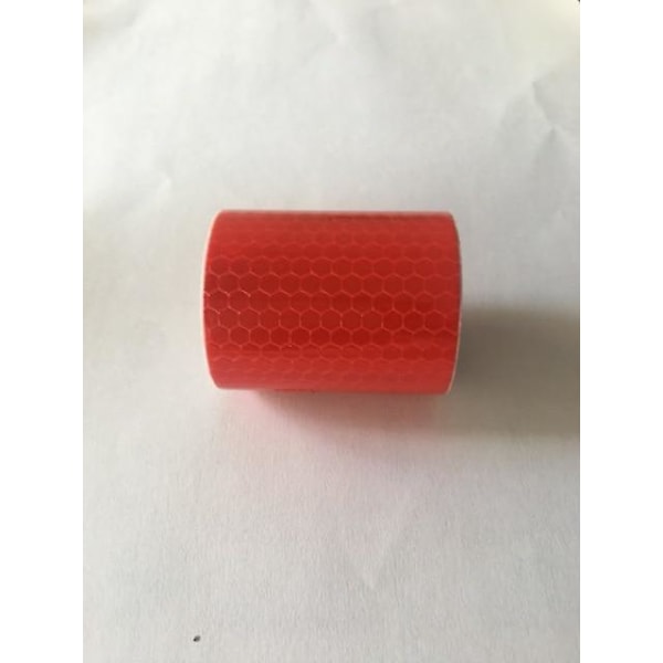 Reflex Adhesive Auto Car Film Crystal Honeycomb Reflekterande Tyg Reflektor Red