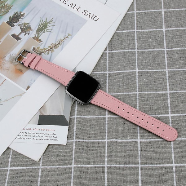 Rosa Rosa Armband kompatibelt med Fitbit Versa 2 / Fitbit Versa / Fitbit Versa Lite