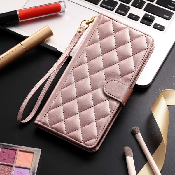 Etui til iPhone 14 Pro, farge Redmi Flip Wallet med kortholder, magnetisk