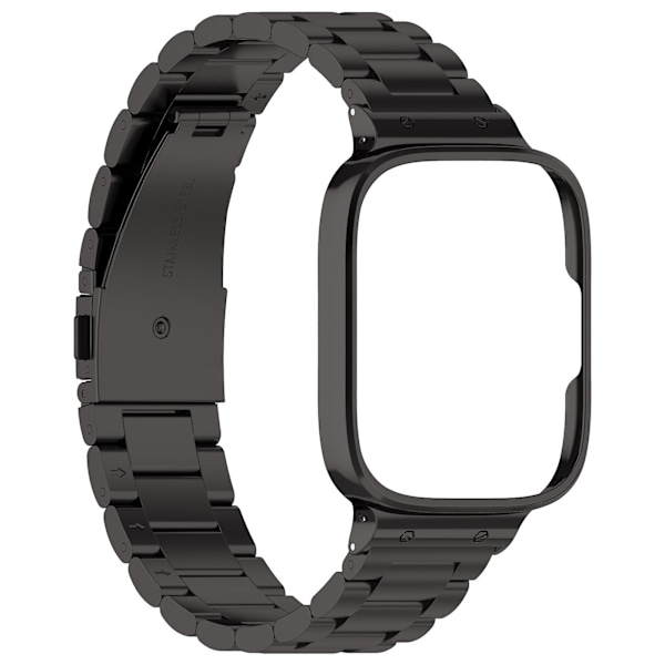 Sort Sort Tre-perle Rem kompatibel med Redmi Watch 3 Lite / Watch 3 Active