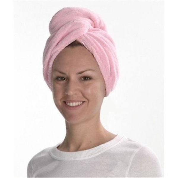 Kvinnor Badrockar Snabb Hårtorkande Handduk Light Pink Towel