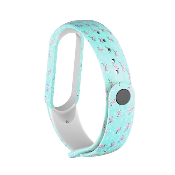 Flamingo Flamingo kompatibel med Xiaomi Mi Band 5 Tpuwatchband