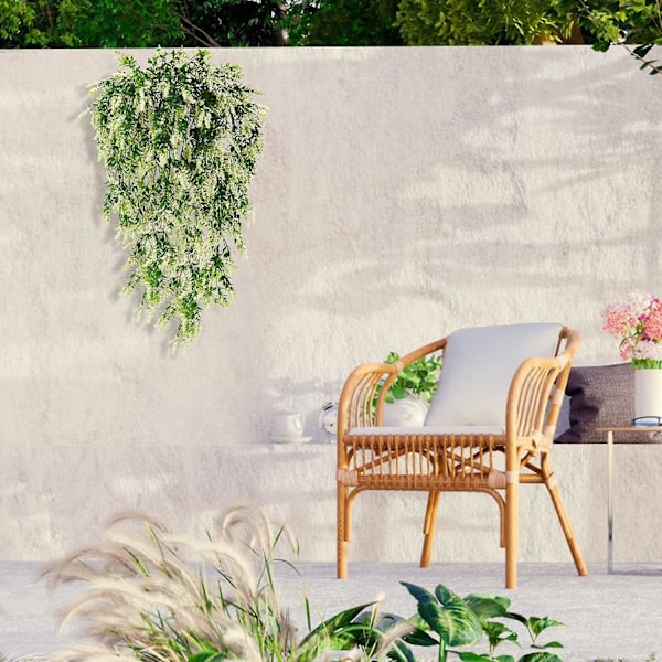 Simuleringsblomst Kunstig Wisteria Blomsterranke Falsk Hengeplante Fest Bryllup Hagedekorasjon