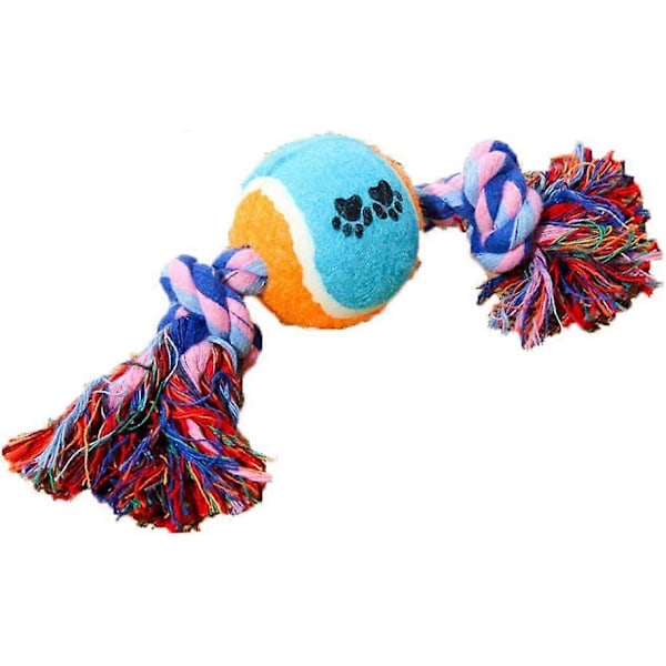 Hundleksak Tuggleksaker för Hundar Stickade Leksaker Hundleksak Rep Hund Tennisboll Plysch Hundleksak för Valpträning