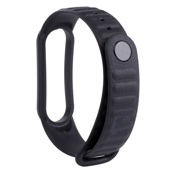 Musta Musta yhteensopiva Xiaomi Mi Band 6 / 5 Universal silikoni kellon ranneke