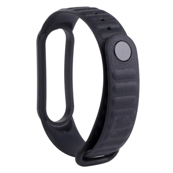 Sort Sort kompatibel med Xiaomi Mi Band 6 / 5 Universal Silikone Urrem