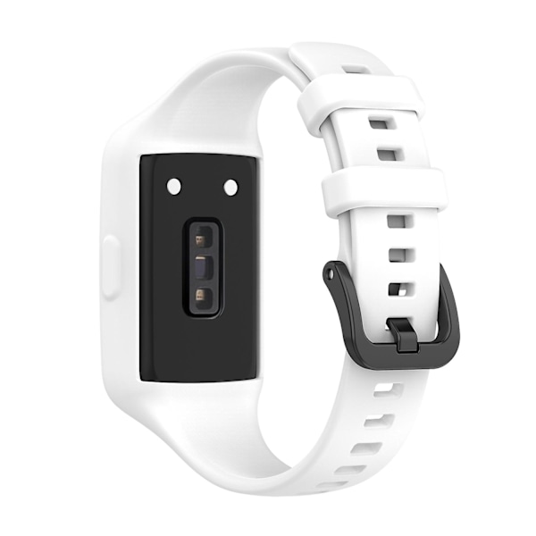 Hvid Hvid kompatibel med Huawei Band 7 / 6 Pro / 6 Silikone Urrem