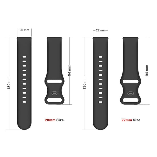 Grå Grå 22mm kompatibel med Xiaomi Haylou Rt Rs3 Ls04 / Ls05s Klockarmband 22mm