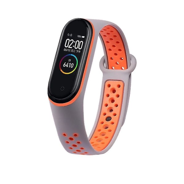 Smart Watch armband som andas gray-orange