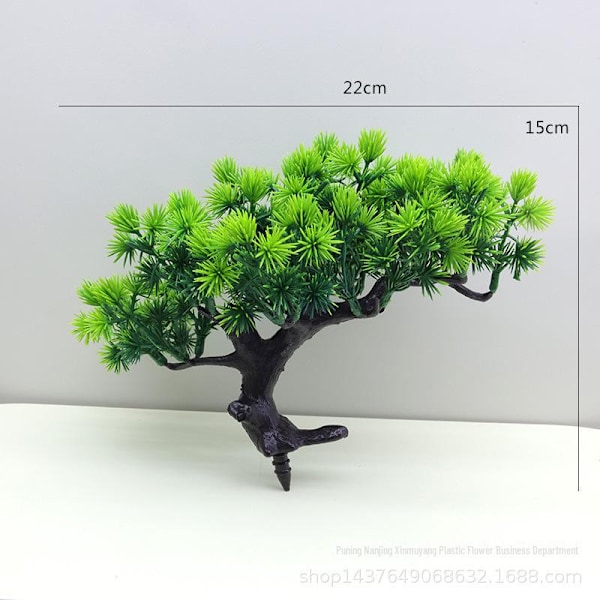 Keinotekoinen Thuja-mänty puukukkaruukussa - Olohuoneen sisustus ja kivikkopuutarhan koristelu Bright red Single No. 34 Thuja sutchuenensis