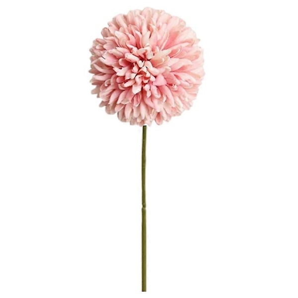 1st Konstgjord Maskros Tistel Blomboll DIY Bröllopsfest Skrivbordsdekoration Light Pink
