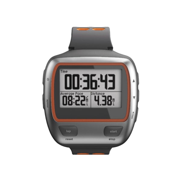 Grå Orange Grå Orange kompatibel med Garmin kompatibel med erunner 310xt Silikone Urrem