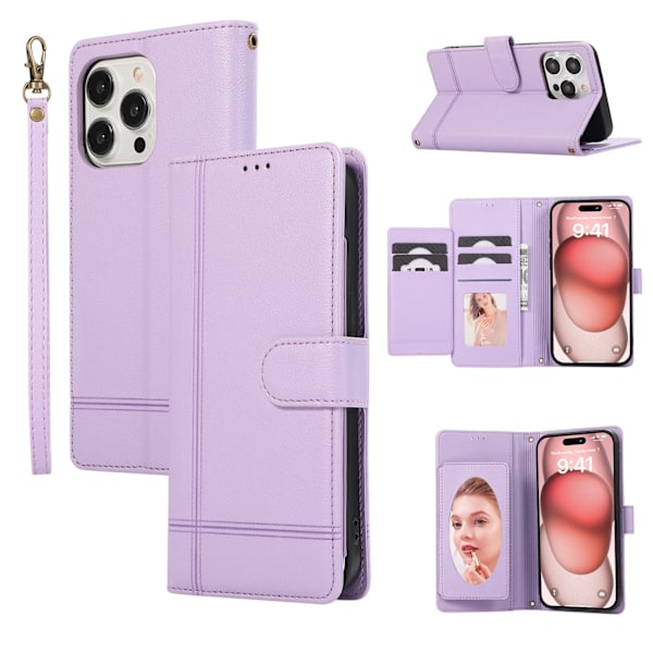 iPhone 16 violetti lompakkokotelo korttipidikkeellä, Venäjä