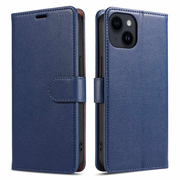 Kotelo iPhone 16 Plus -puhelimelle, sininen, läppämallinen