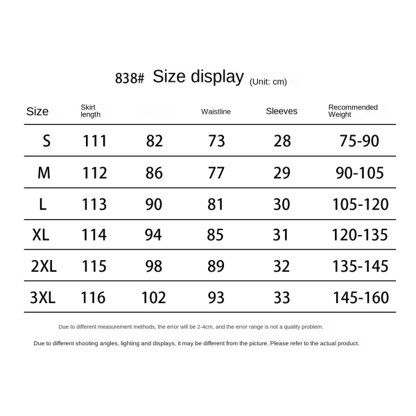 Lång klänning Kvinnors fyrkantig krage midja slimmande nyckelben kortärmad klänning Black #838 M