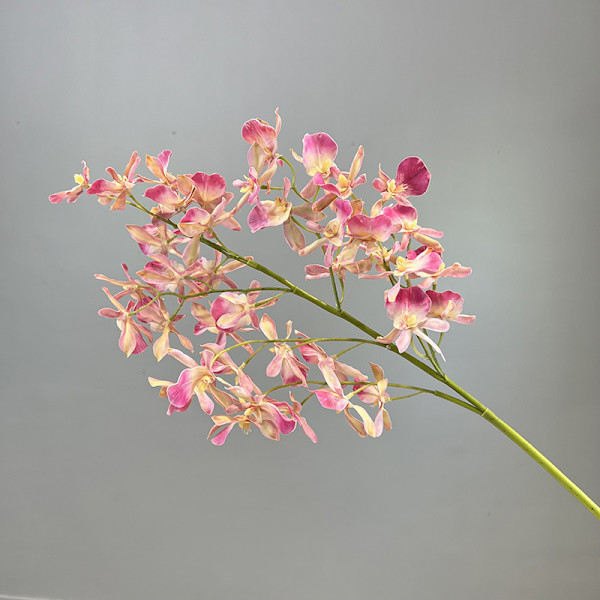 3D-printad spindelorkidé simuleringsblomma för hem, hotell, bröllopsdekoration Light pink
