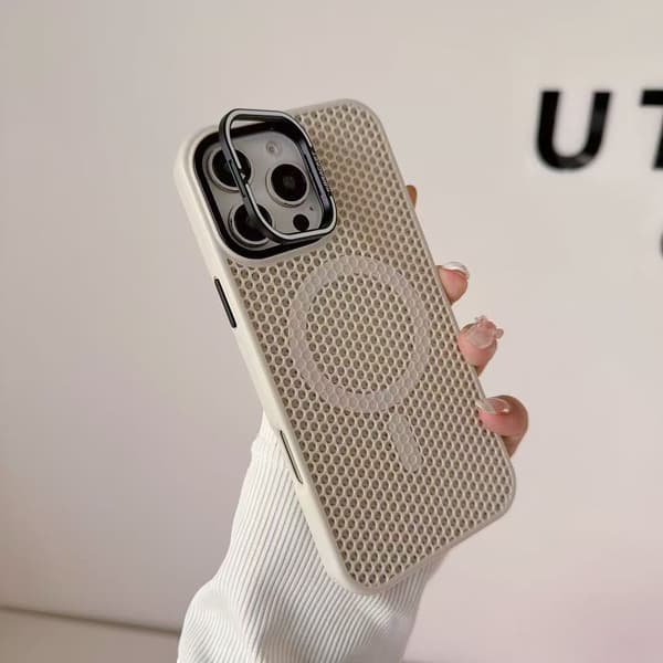 Etui til iPhone 16 Pro Frostet Magnetisk Stativ Linsedetalj Ventilert Noz31888
