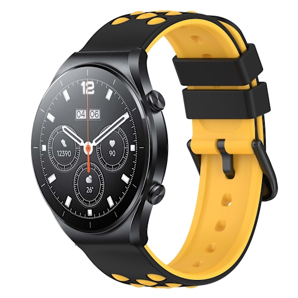 Tvåfärgat silikonarmband kompatibelt med Xiaomi Mi Watch S1 Pro