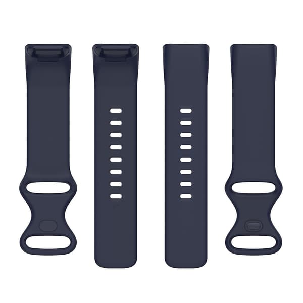 Mørkeblå Mørkeblå kompatibel med Fitbit Charge 5 Silikone Urrem S