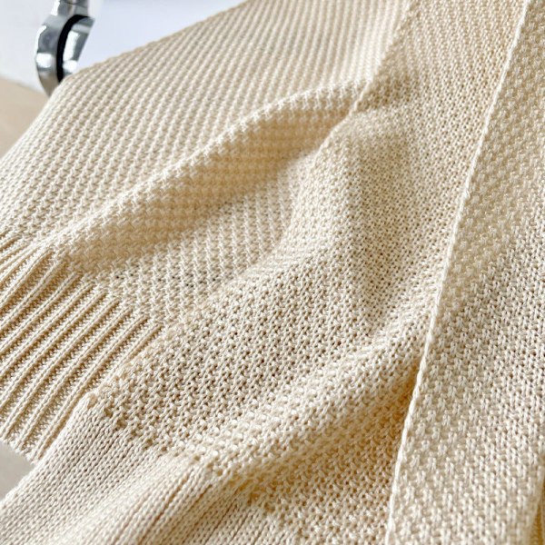 Dame falsk krage Avtakbar halv sjal Yttertøy Air Condi Khaki 100cm