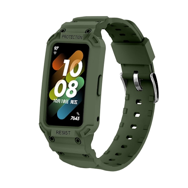 Armygrøn Armygrøn TPU Urrem kompatibel med Huawei Band 7 / 6 / Honor Band 6