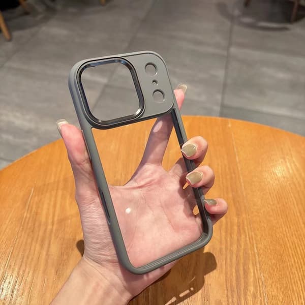 Etui til iPhone 13 Pro Max Klar Grå