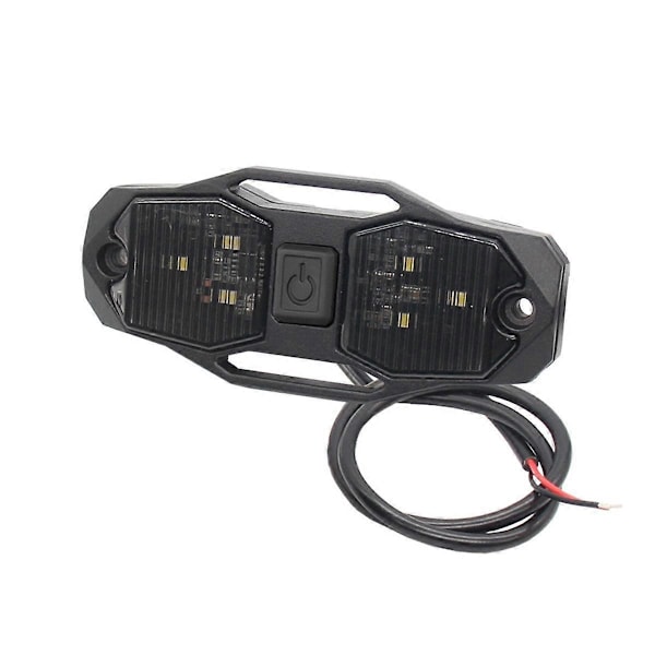 Roll Bar Feste LED Kupollys Rock Light med Bryter Universal for -RZR UTV ATV Erstatt Biltilbehør