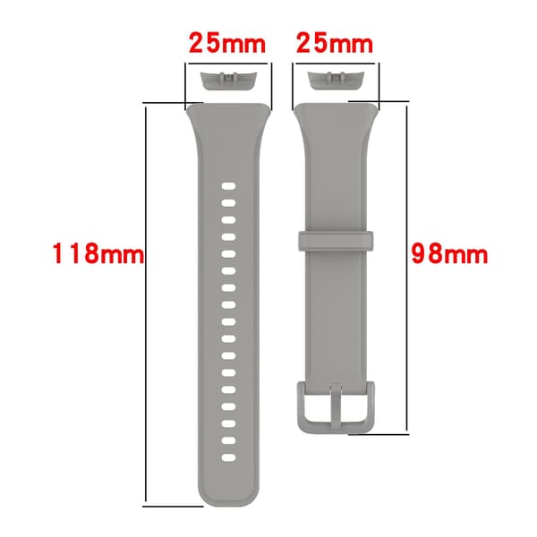 Rosa Silikon Armband kompatibelt med Oppo Band 2