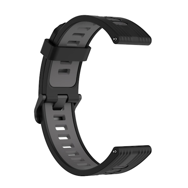 Sort Mørkegrå Sort Mørkegrå Silikone Urrem kompatibel med Huawei Watch Gt 3 42mm
