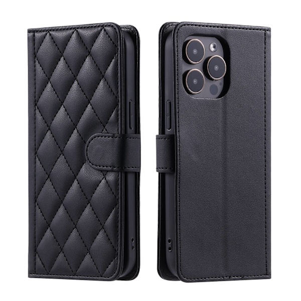 Kotelo iPhone 14max 6.7 musta ins crossbody timantti Lompakko korttipidikkeellä Flip