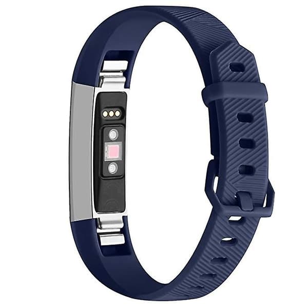 Mørkeblå Ensfarvet Silikone Armbåndsrem