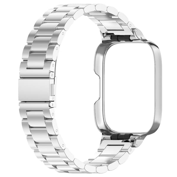 Sølv Sølv Tre-perle Rem kompatibel med Redmi Watch 3 Lite / Watch 3 Active