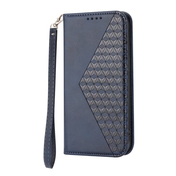 Etui til iPhone 14 Pro Navy Diamantarmbånd