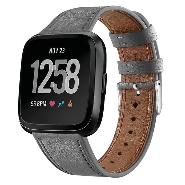 Grå Grå Reim kompatibel med Fitbit Versa 2 / Fitbit Versa / Fitbit Versa Lite