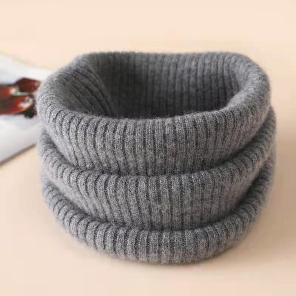 Dame falsk krage Avtakbart halvskjerf Herre Vinter Tykkere Red Scarf