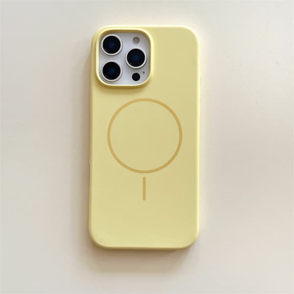 Kotelo iPhone 16 Magnetic Yellow Noz27799