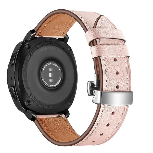 Pink Pink kompatibel med Huawei Watch Gt2e læderrem