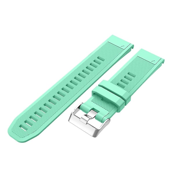Duck Duck kompatibel med Garmin Fenix 5 Silikon Armband (Vit) kompatibel med Garmin Fenix 5