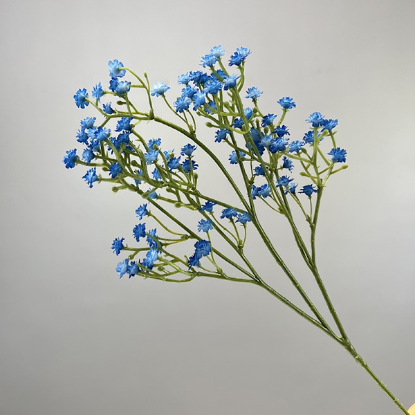 Mjuk Gel Simulation Brudslöja Falska Blommor Bröllop Heminredning blue