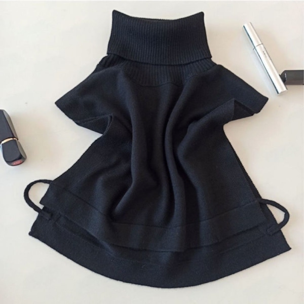 Dame falsk krage genser Avtakbar krage Dame Allsidig Half collar light gray-average size