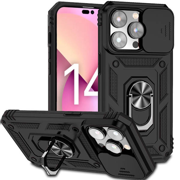 Etui til iPhone 14 Plus Sergeants Sliding Window Ring Sort
