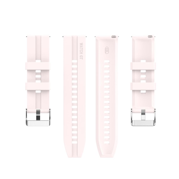 Kvikksand Rosa Kvikksand Rosa Silikonklokkereim kompatibel med Huawei Watch Gt 3 46mm/gt Runner kompatibel med Huawei Watch Gt 3 46mm/gt Runner