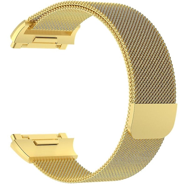 Gyllen Gyllen kompatibel med Fitbit Ionic Milanese Klokkereim Stor Størrelse: 24x2.2cm kompatibel med Fitbit Ionic