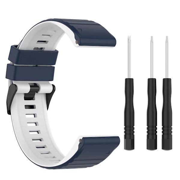Musta Vihreä Musta Vihreä 26mm Kellon Ranneke yhteensopiva Garmin Fenix 5x Plus kanssa