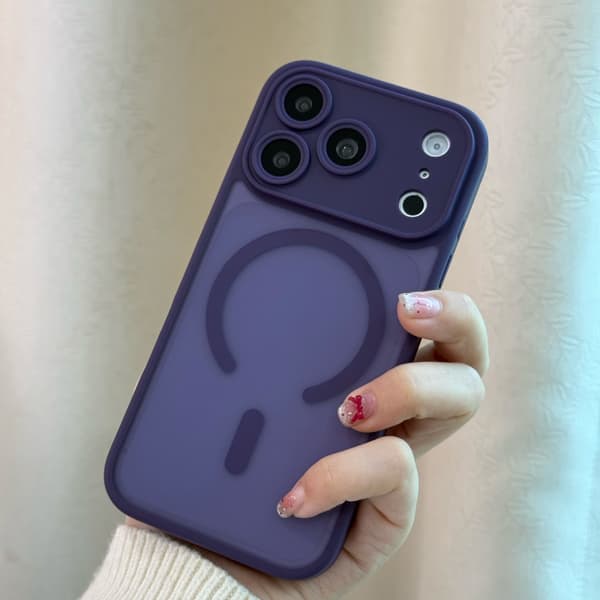 Etui til iPhone 16 Magnetisk Mørk Lilla Noz36775