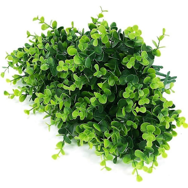 Kunstige Lavendelblomster Planter 8 Stykker, Livagtige UV-resistente Falske Buske Grønne Buske Buket Green 6