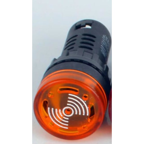 Färgglad LED-aktiv summer pip larmindikator Yellow 12V