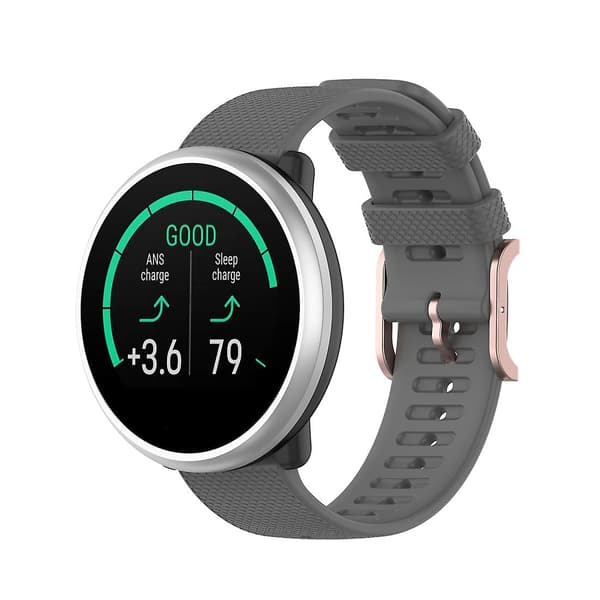 Grå Grå kompatibel med Polar Ignite Klokkereim