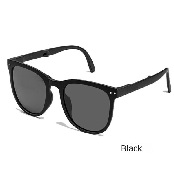 Solglasögon Solglasögon Kvinnligt mode modehandlare Solglasögon Folding glasses Black and Grey lens