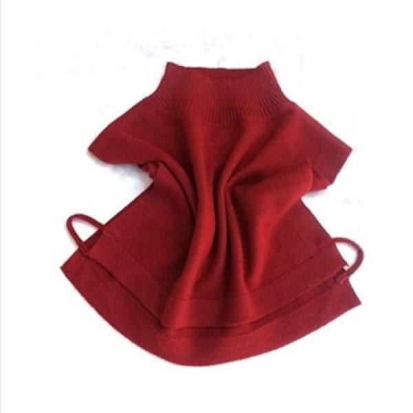 Naisten tekoviulus Irrotettava puoli Irrotettava Pullover Irrota Mock neck in white Default